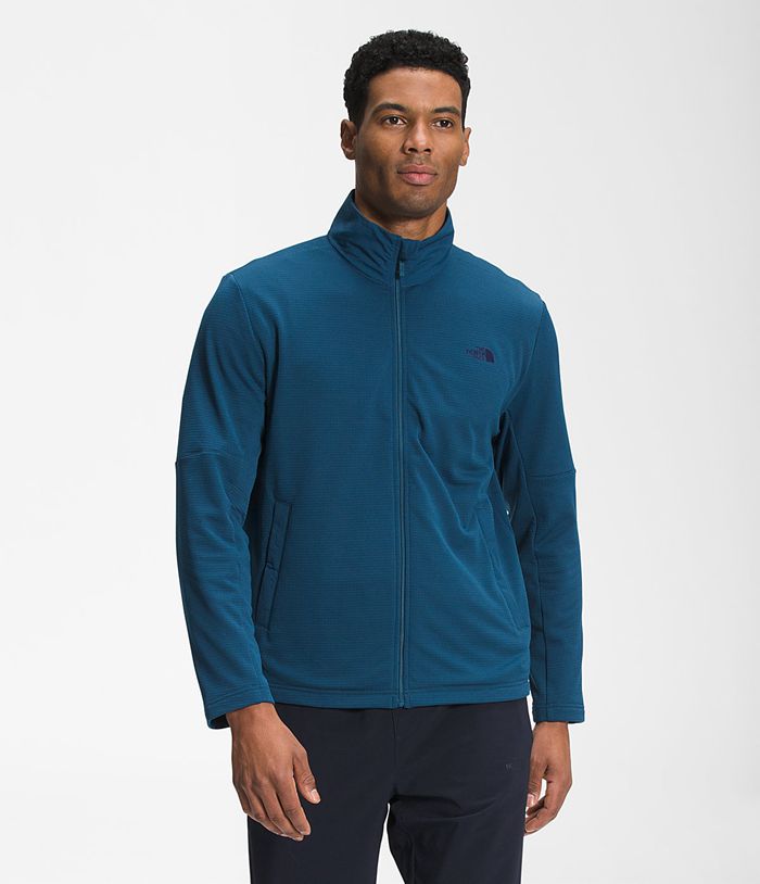 Chaqueta Softshell The North Face Hombre Wayroute Full Zip - Colombia SQXKZO580 - Azules